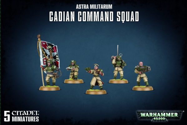 Astra Militarum Cadian Command Squad Online