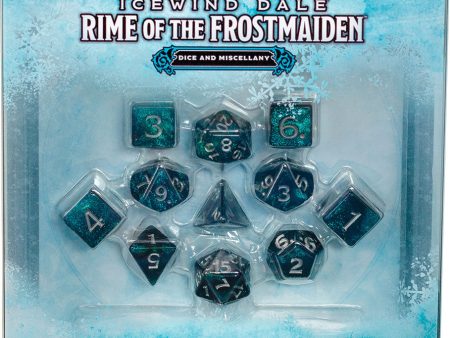 Dungeons and Dragons RPG: Icewind Dale - Rime of the Frostmaiden Dice Set Supply