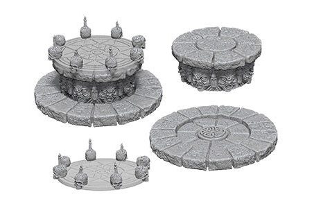 WizKids Deep CutsTM Unpainted Miniatures: Magic Dais Fashion