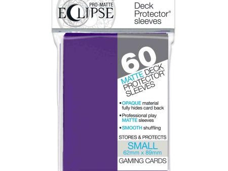 ULTRA PRO: ECLIPSE DECK PROTECTOR - ROYAL PURPLE SMALL 60CT 85832 For Cheap