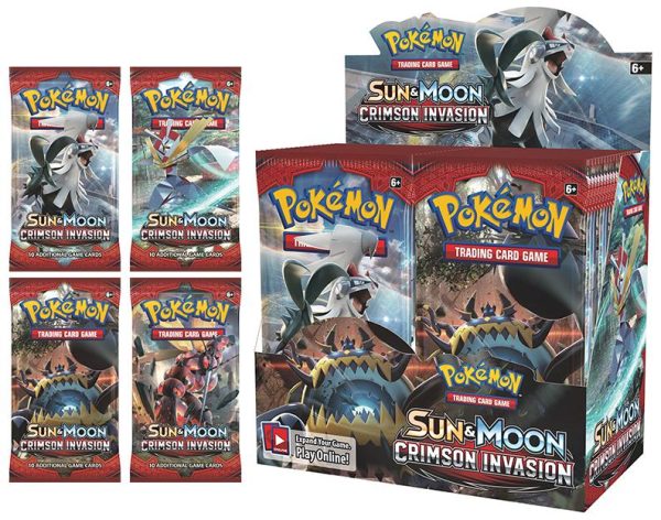 POKÉMON TCG Sun & Moon Crimson Invasion Booster Discount