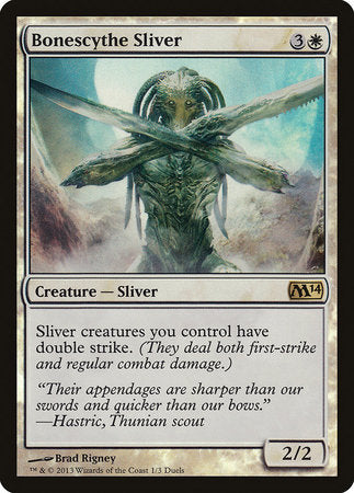 Bonescythe Sliver [Duels of the Planeswalkers Promos 2013] Cheap