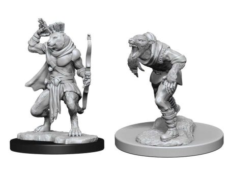 D&D Nolzur s Marvelous Miniatures -  Wererat & Weretiger For Discount