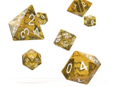 OAKIE DOAKIE DICE: POLYHEDRAL RPG SET SPECKLED - ORANGE (7CT) Discount