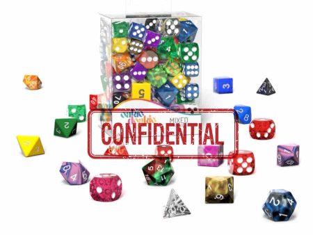 OAKIE DOAKIE DICE: POLYHEDRAL RPG, 12MM D6, 16MM D6 MIXED ASSORTMENT (100 CT) For Discount