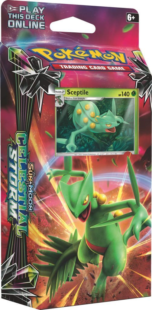 POKÉMON TCG Sun & Moon Celestial Storm Theme Deck Sceptile For Sale