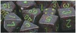 7CT SPECKLED POLY EARTH DICE SET Online Hot Sale