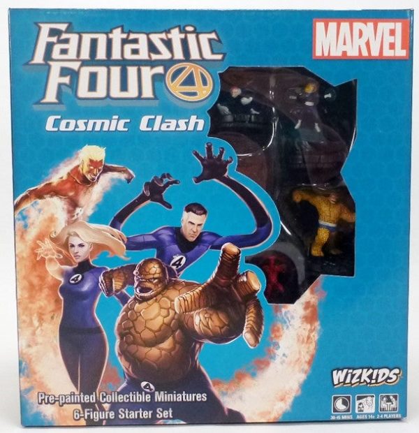 Marvel HeroClix: Fantastic Four Cosmic Clash Starter Set (6-Figure Starter Set) For Sale