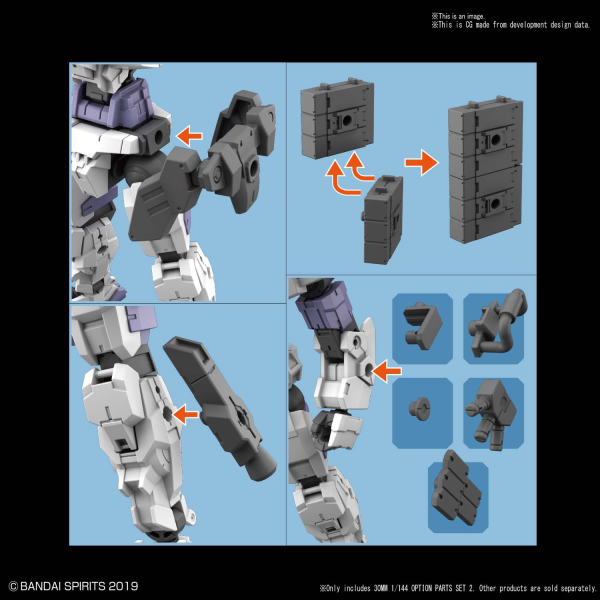 30MM 1 144 OPTION PARTS SET 2 Online Hot Sale