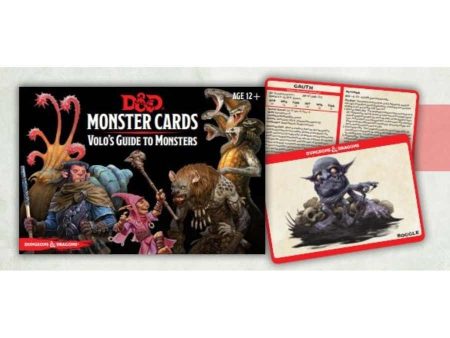 D&D VOLOS GUIDE TO MONSTER CARDS Fashion