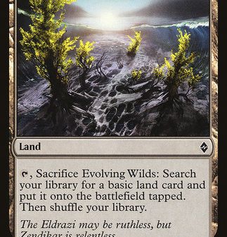 Evolving Wilds [Battle for Zendikar] on Sale