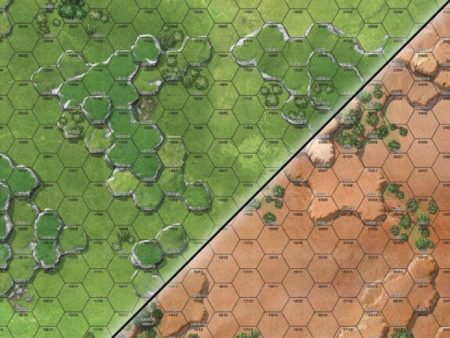 BattleTech: Battle Mat - Grasslands Desert Supply