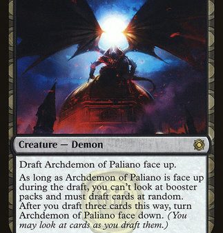 Archdemon of Paliano [Conspiracy: Take the Crown] For Cheap