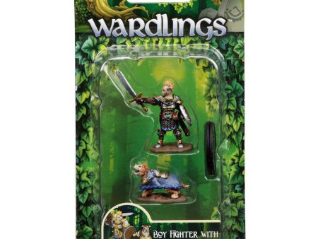 Wizkids Wardlings Boy Fighter With Battle Dog Online Hot Sale