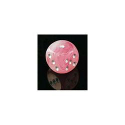 D6 -- 12MM GHOSTLY GLOW DICE, PINK SILVER, 36CT Discount