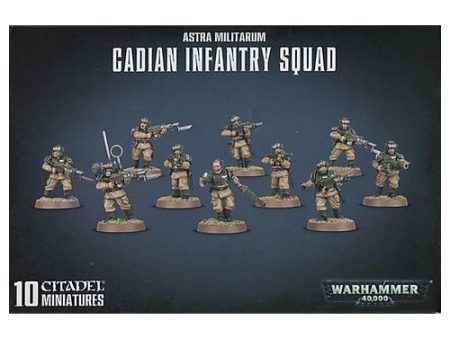 Astra Militarum Cadian Infantry Squad Sale