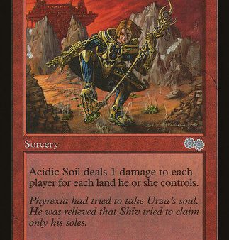 Acidic Soil [Urza s Saga] For Discount