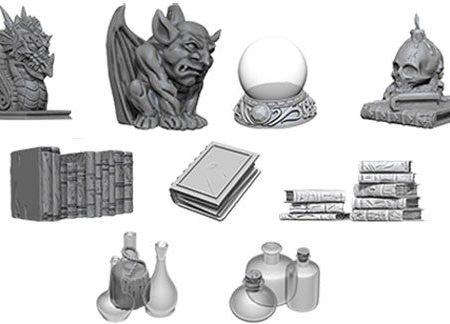 WizKids Deep CutsTM Unpainted Miniatures: Wizards Room Online now