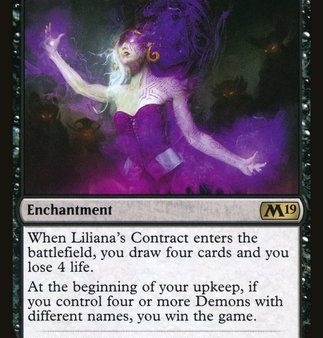 Liliana s Contract [Core Set 2019] For Discount