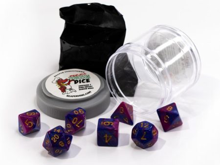 Dual Dice - Purple & Blue Hot on Sale