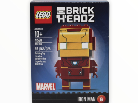 Retired Set 41590 Marvel BrickHeadz Iron Man Cheap