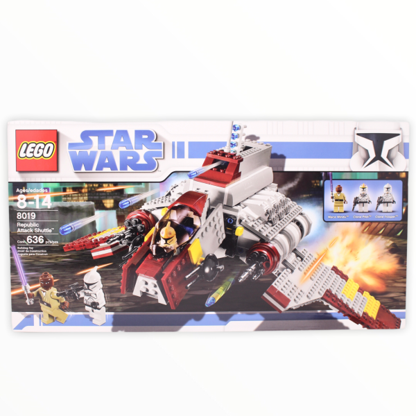 Retired Set 8019 Star Wars Republic Attack Shuttle on Sale